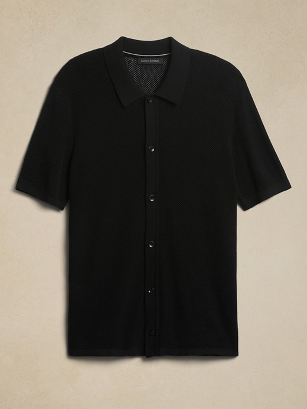 Banana Republic Men’s Riviera Mesh Sweater Polo
